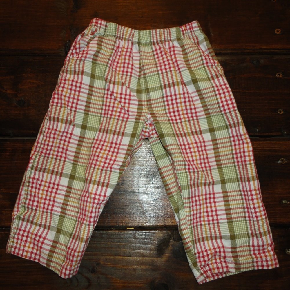 Bailey Boys Plaid Christmas Pants Size 12 Months